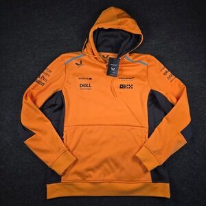 Castore McLaren Formula 1 Team Hoodie Orange Black TM0822 Racing Mens Large